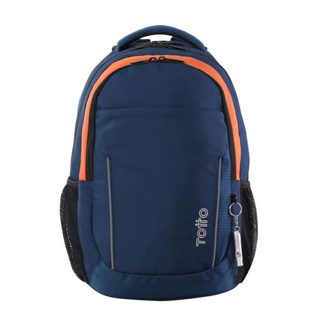 Mochila casual porta PC para hombre negro y azul - Savage - Azul